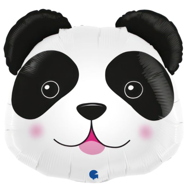 XL Folienballon Figur - Panda, Kopf - 74cm